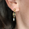 Boucles d’oreilles Blanche