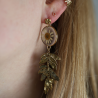 Boucles d'oreilles Agapanthe