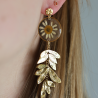 Boucles d'oreilles Agapanthe