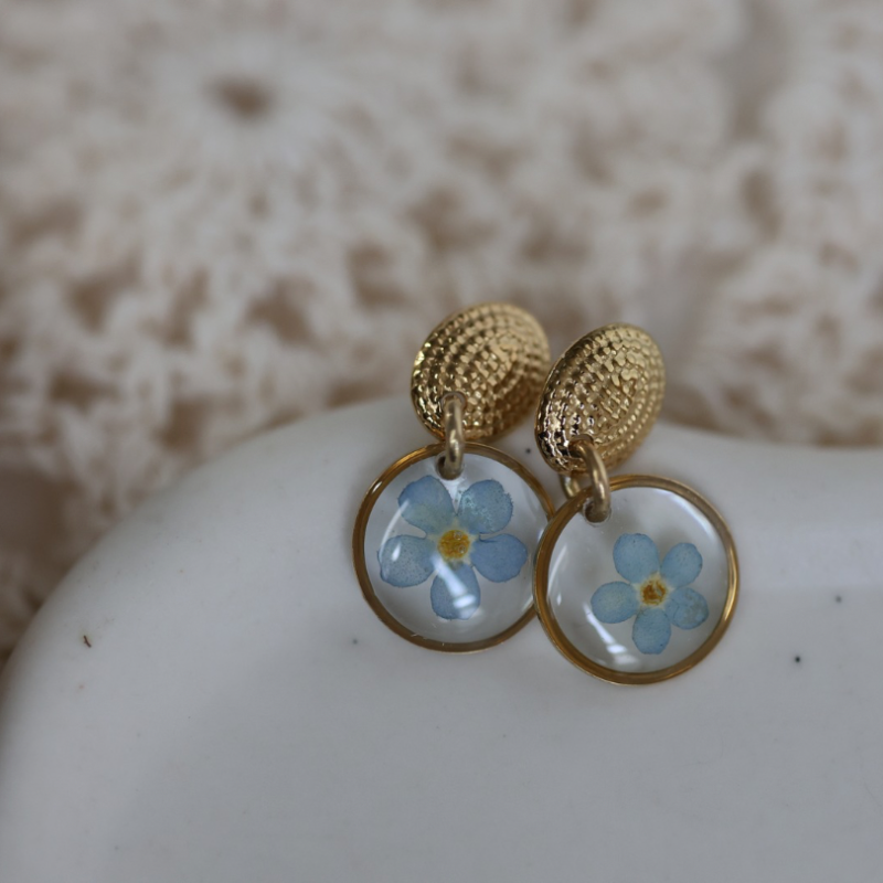 Boucles d'oreilles Sézarine