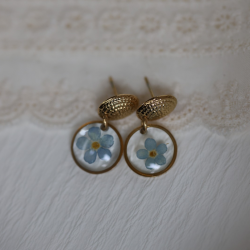 Boucles d'oreilles Sézarine