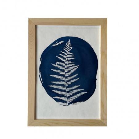 Cadre Cyanotype fougère