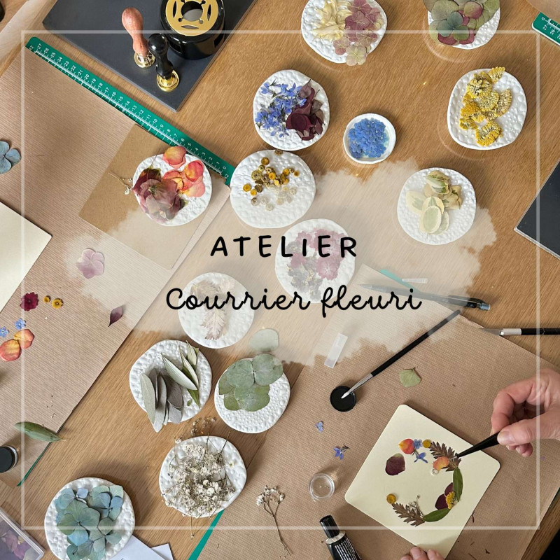 Atelier Courrier fleuri